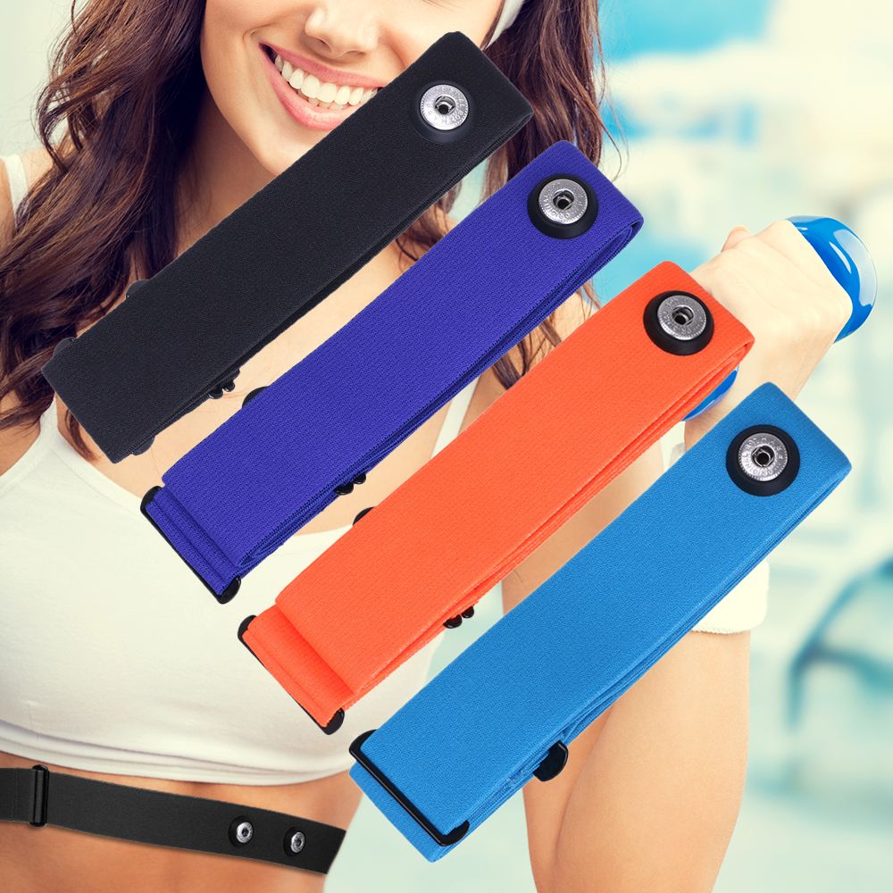 Heart Rate Strap Chest - 4 Warna Tali Monitor Detak Jantung