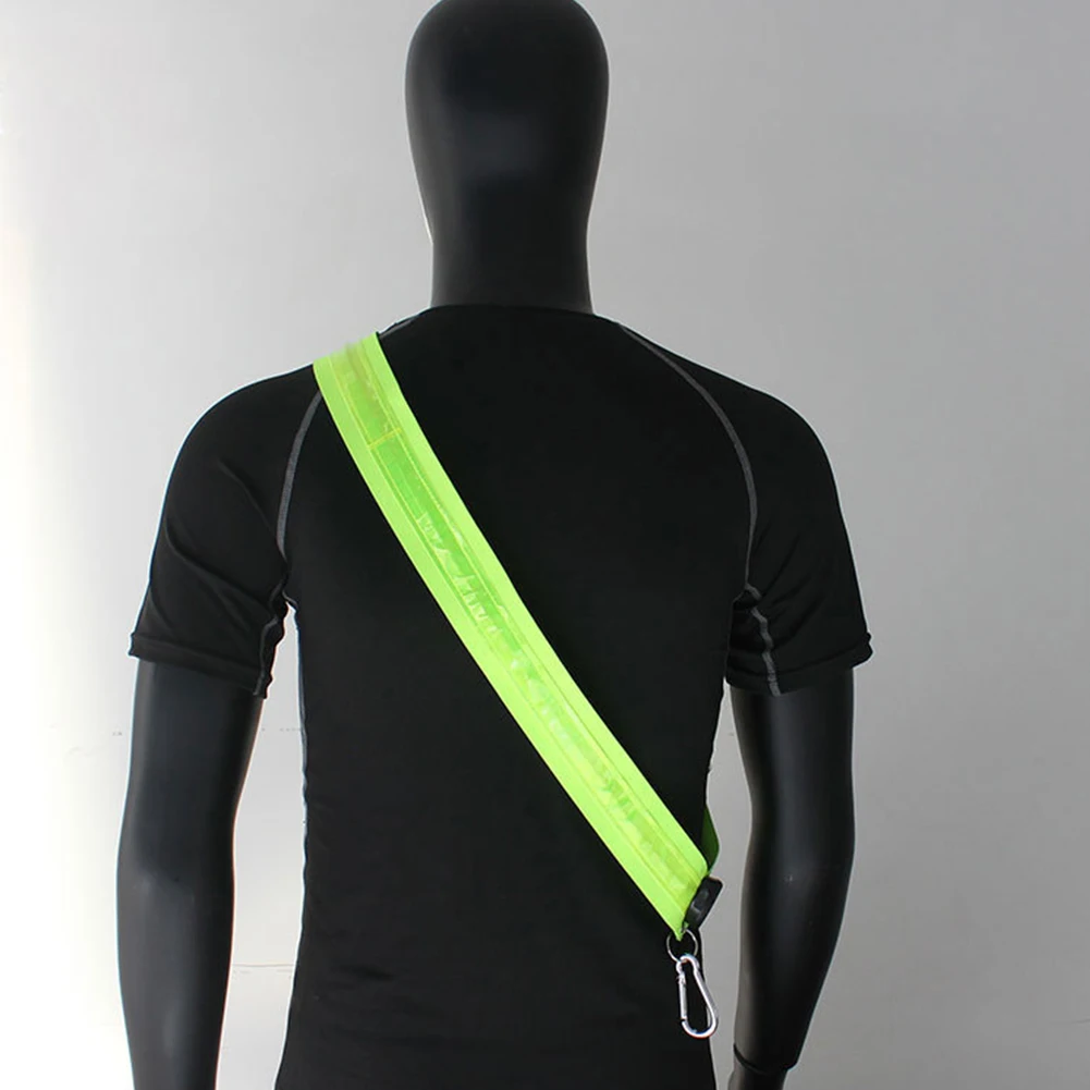 Running Jogging Gear - Bercahaya tali bahu dapat diisi ulang
