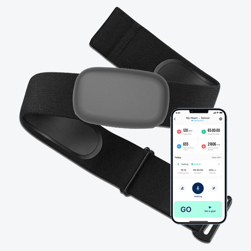 Heart Rate Strap Chest - FITCENT5.3 Khz tali Monitor detak jantung