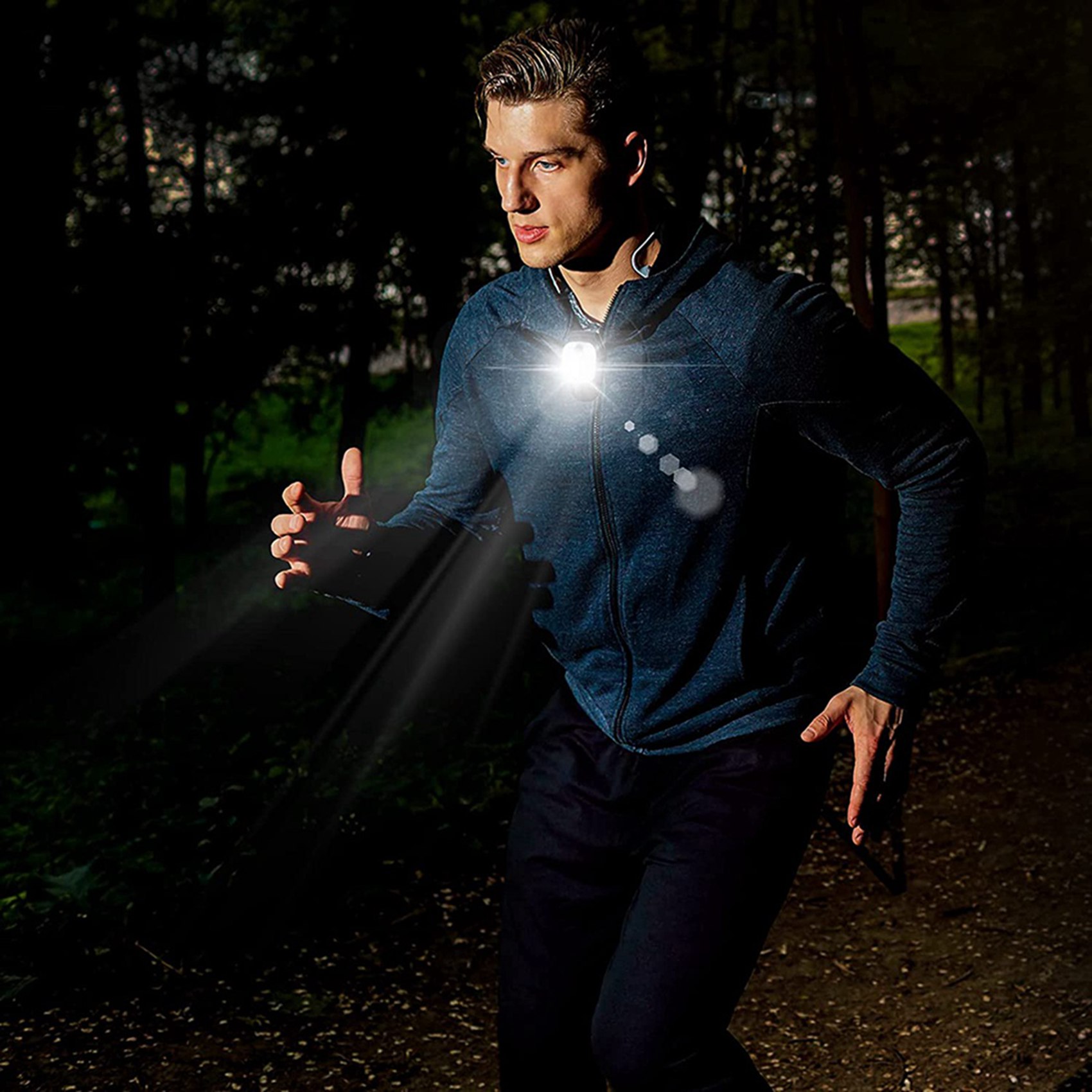 Running Gear On - ABUP-2X Lampu Lari Klip Malam Luar