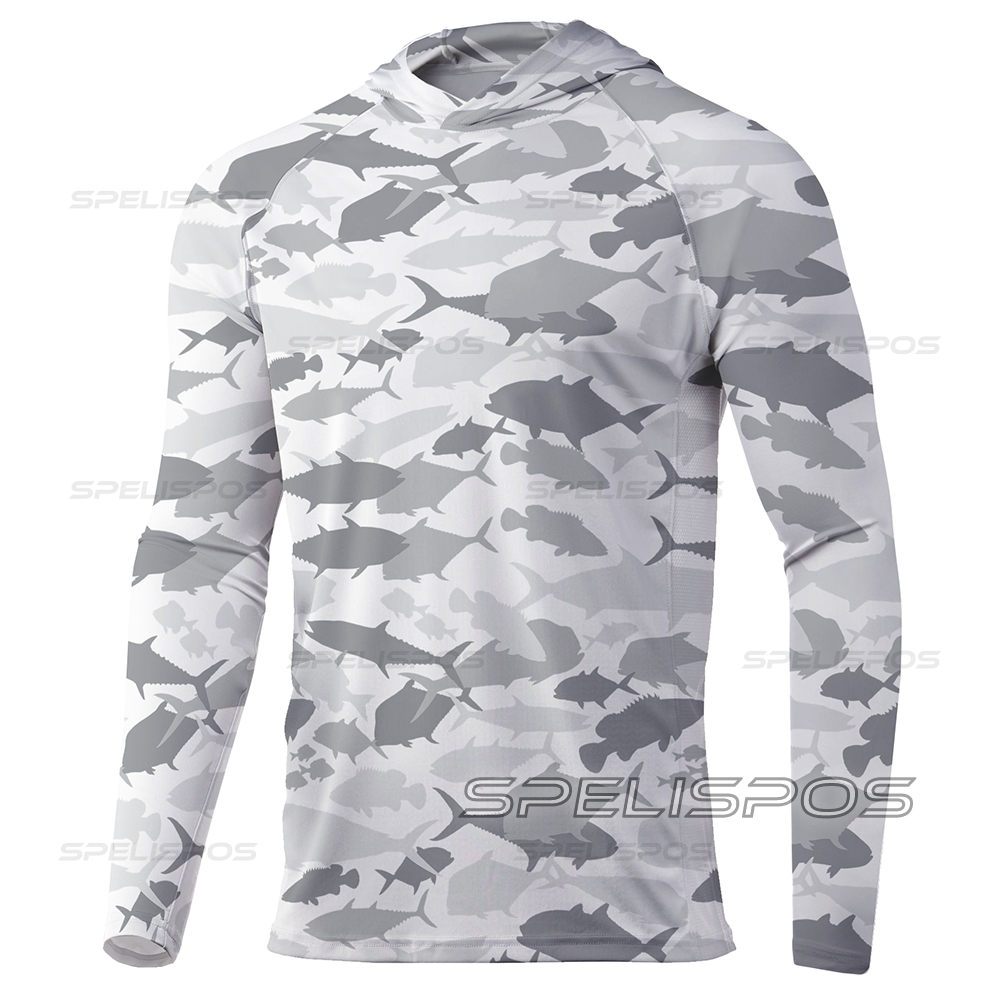 Running Gear On - Hoodie memancing matahari Anti-UV UPF50 +