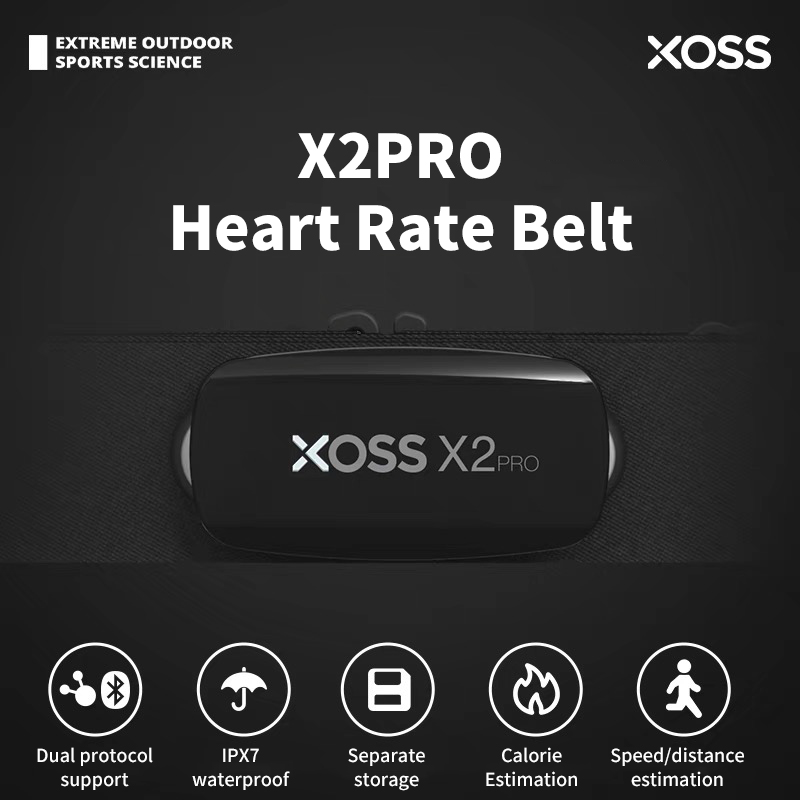 Heart Rate Strap Chest - XOSS X2 Pro Sensor sepeda pintar,