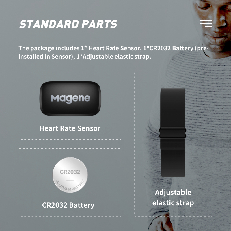 Magene H64 Monitor Denyut Jant - Heart Rate Strap Chest ulasan dan harga
