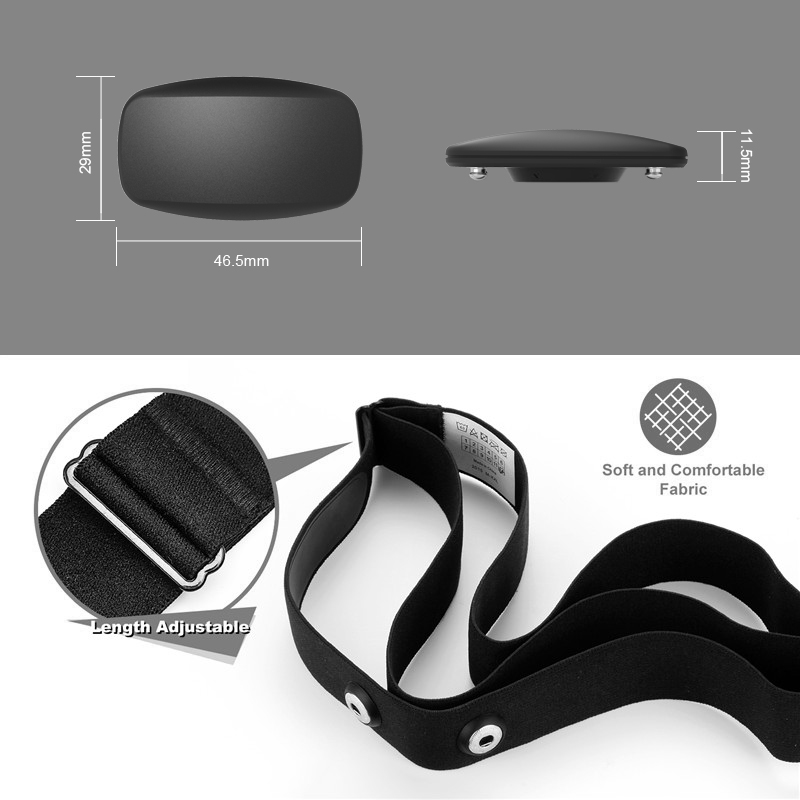 Monitor Detak Jantung BLE5.0 A - Heart Rate Strap Chest ulasan dan harga