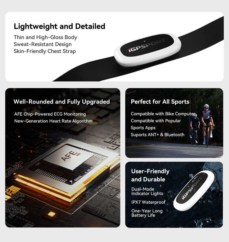IGPSPORT HR50 Monitor Denyut J - Heart Rate Strap Chest ulasan dan harga