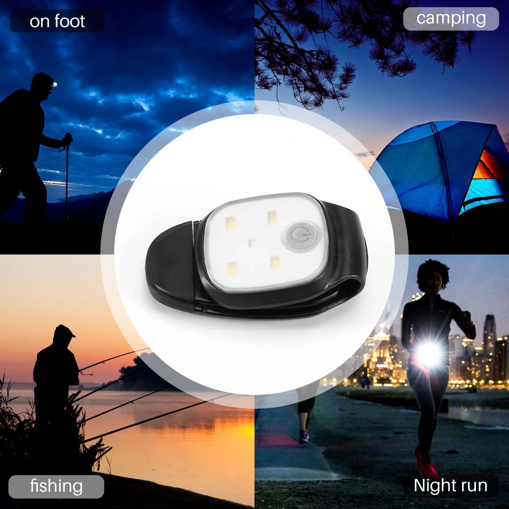 XSXS-Lampu Lari Jepit Luar Rua - Running Gear On ulasan dan harga