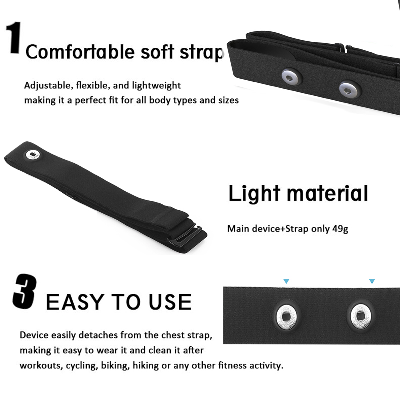 1 Buah Gelang Dapat Disesuaika - Heart Rate Strap Chest ulasan dan harga