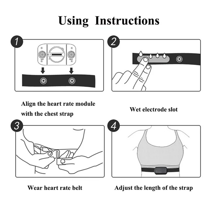 1/2 Buah Tali Dada Monitor Den - Heart Rate Strap Chest ulasan dan harga